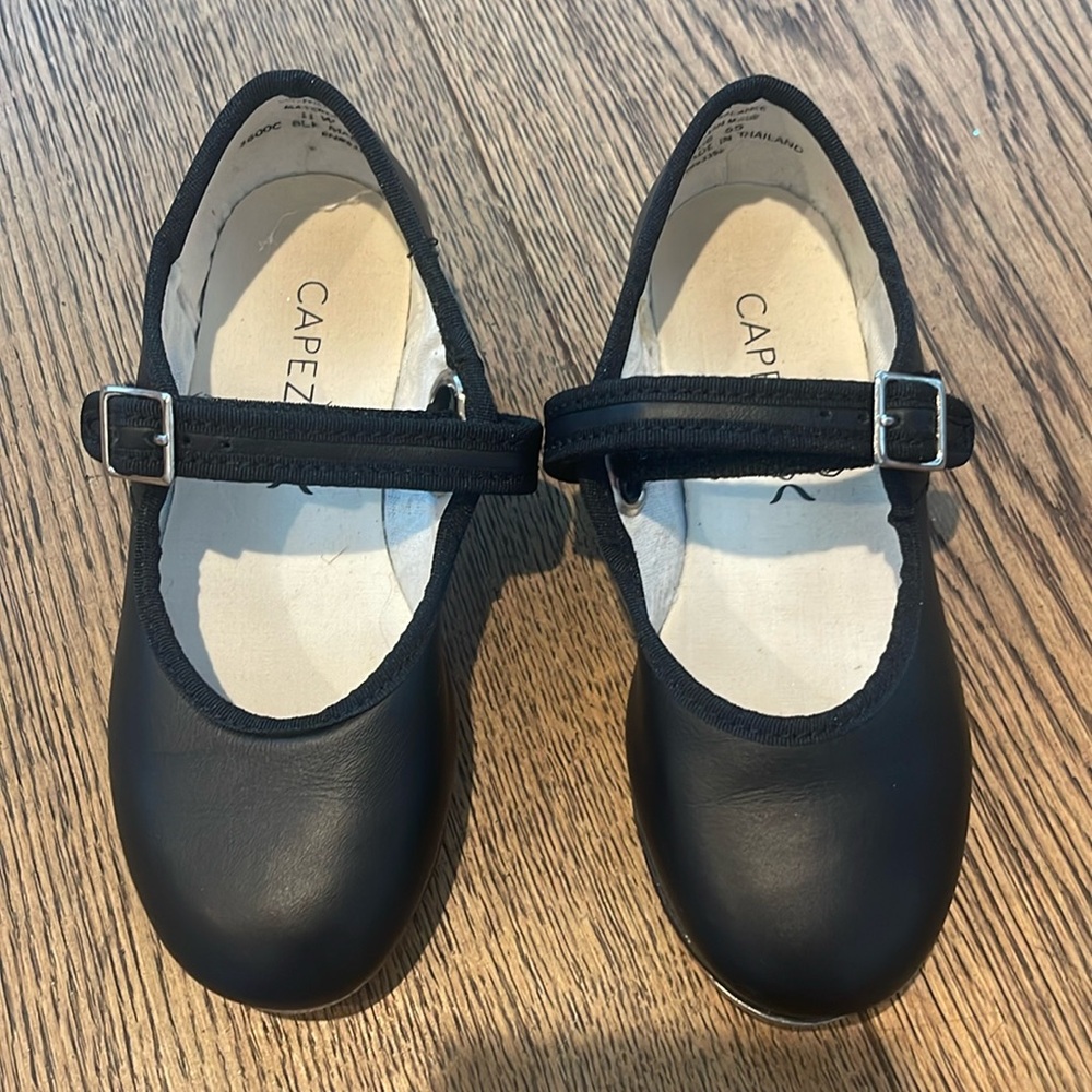 Gently used Velcro capezio tap shoes